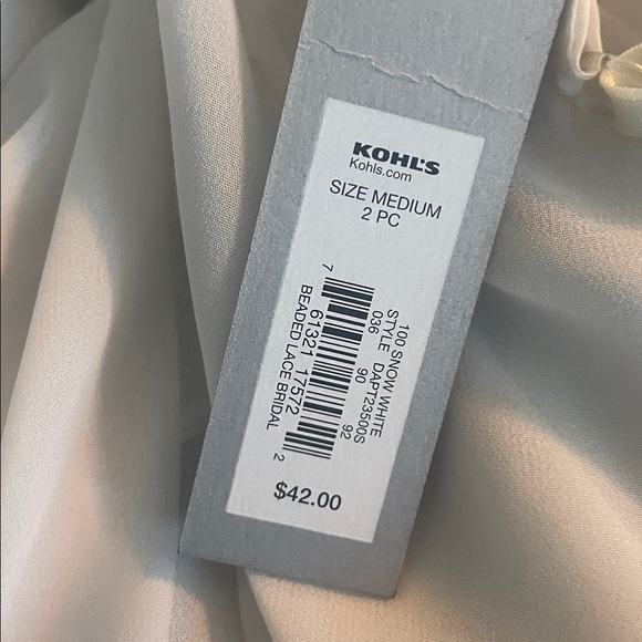 Apt. 9 White Babydoll Lingerie Set - Picture 11 of 11